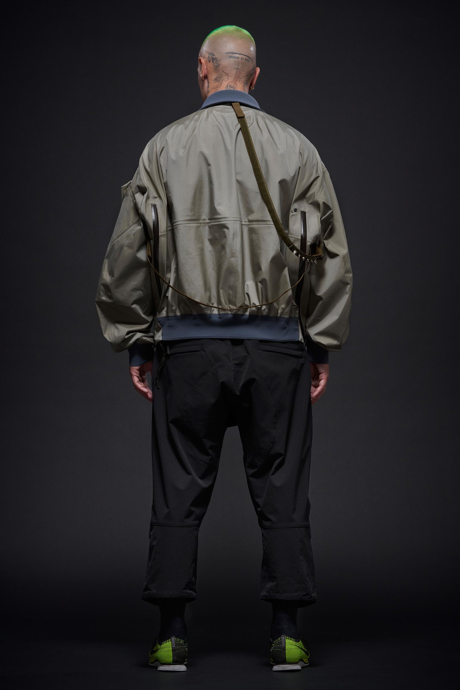 【ラスト1点】P17-DS / schoeller® Dryskin™ Web Belt Trouser Gen. 1.1 / ウェブ ベルト トラウザー / クロップドパンツ [WIDE FIT] (ブラック)