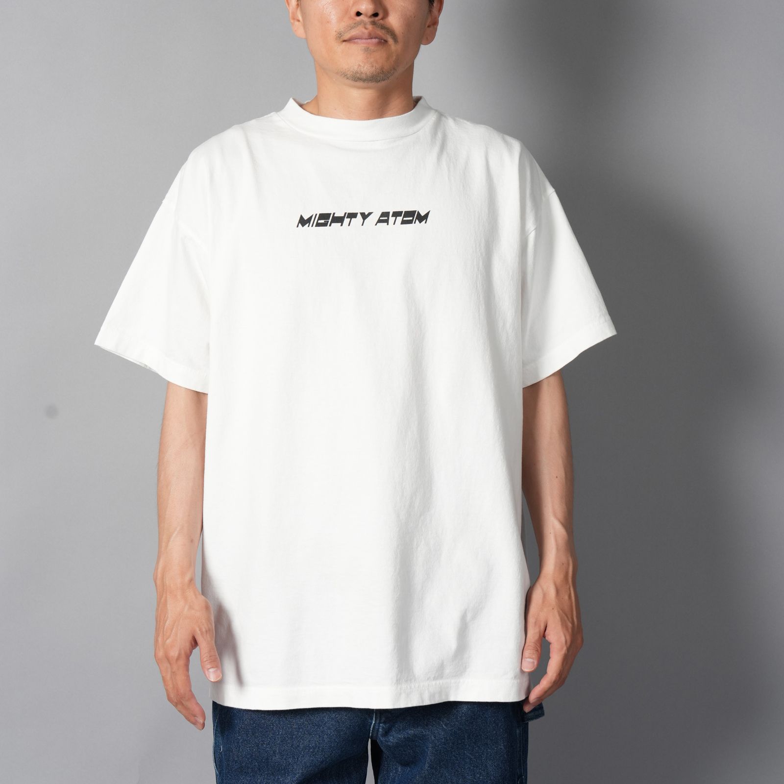 【コラボ】EU-MK1-0000-C06 / EU AB LOGO SS TEE  / WHITE / Tシャツ (ホワイト)