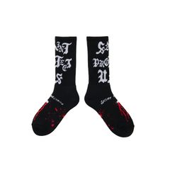 【残りわずか】SM-YS1-0000-104 / SOCKS / SAINT PROTECT  / BLACK / ソックス  (ブラック)