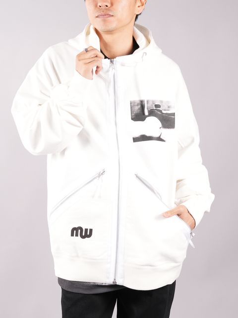 【ラスト1点】 HOODIE / フーディー "細江英公" (ホワイト)