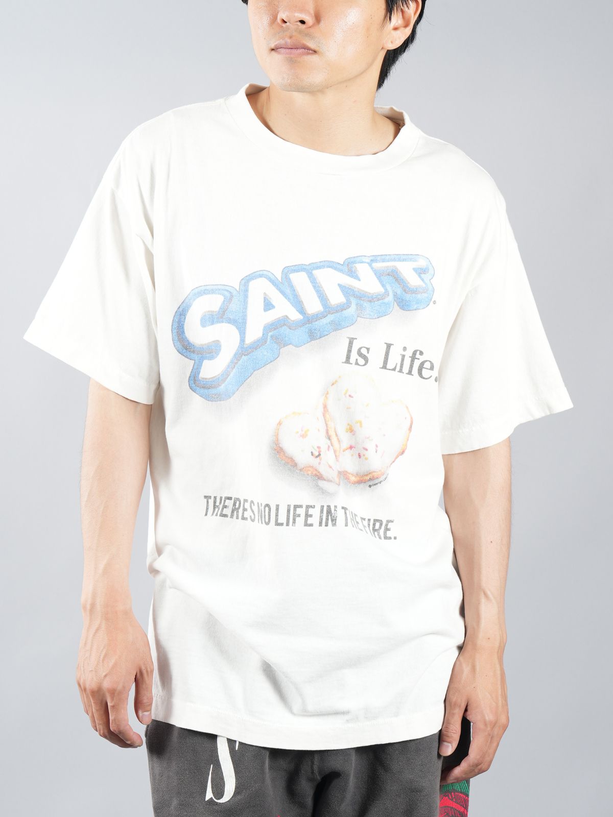 SAINT M×××××× - ラスト1点 / SM-A22-0000-057 / SA_SS TEE / OREO / T