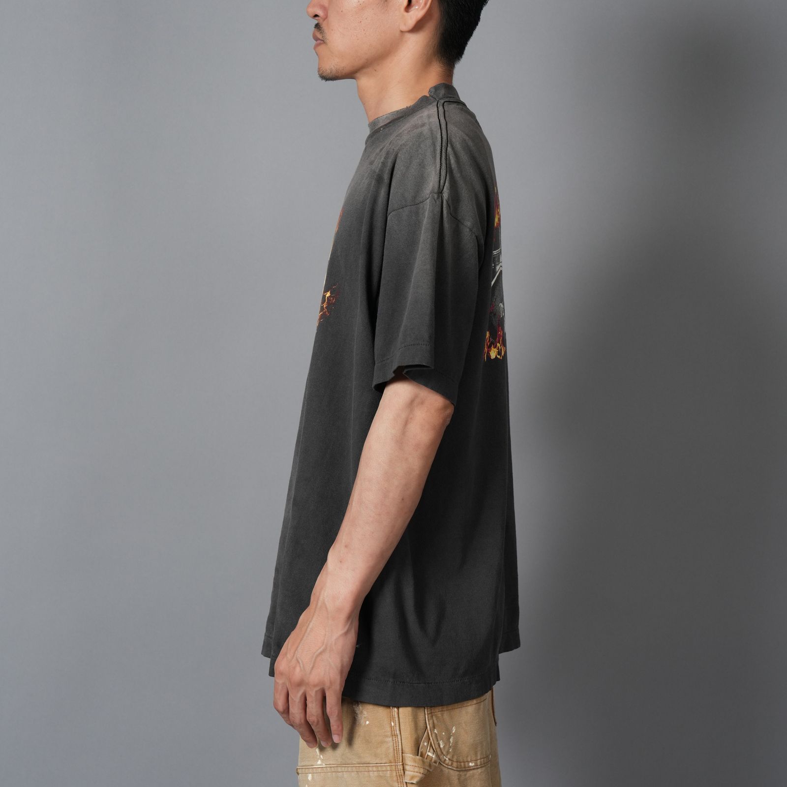 【残りわずか】[コラボ] SM-HR1-0000-C20 / NAS_SS TEE / BLACK / Tシャツ (ブラック)
