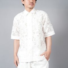 【ラスト1点】 CUT JACQUARD / カットジャガード (ホワイト)
