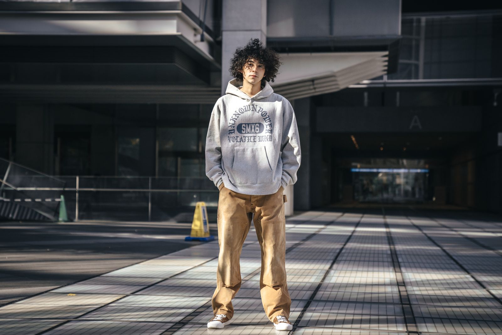 【ラスト1点】 SM-S23-0000-045 /  HOODIE UNKNOW POWER / フーディー  (グレー)