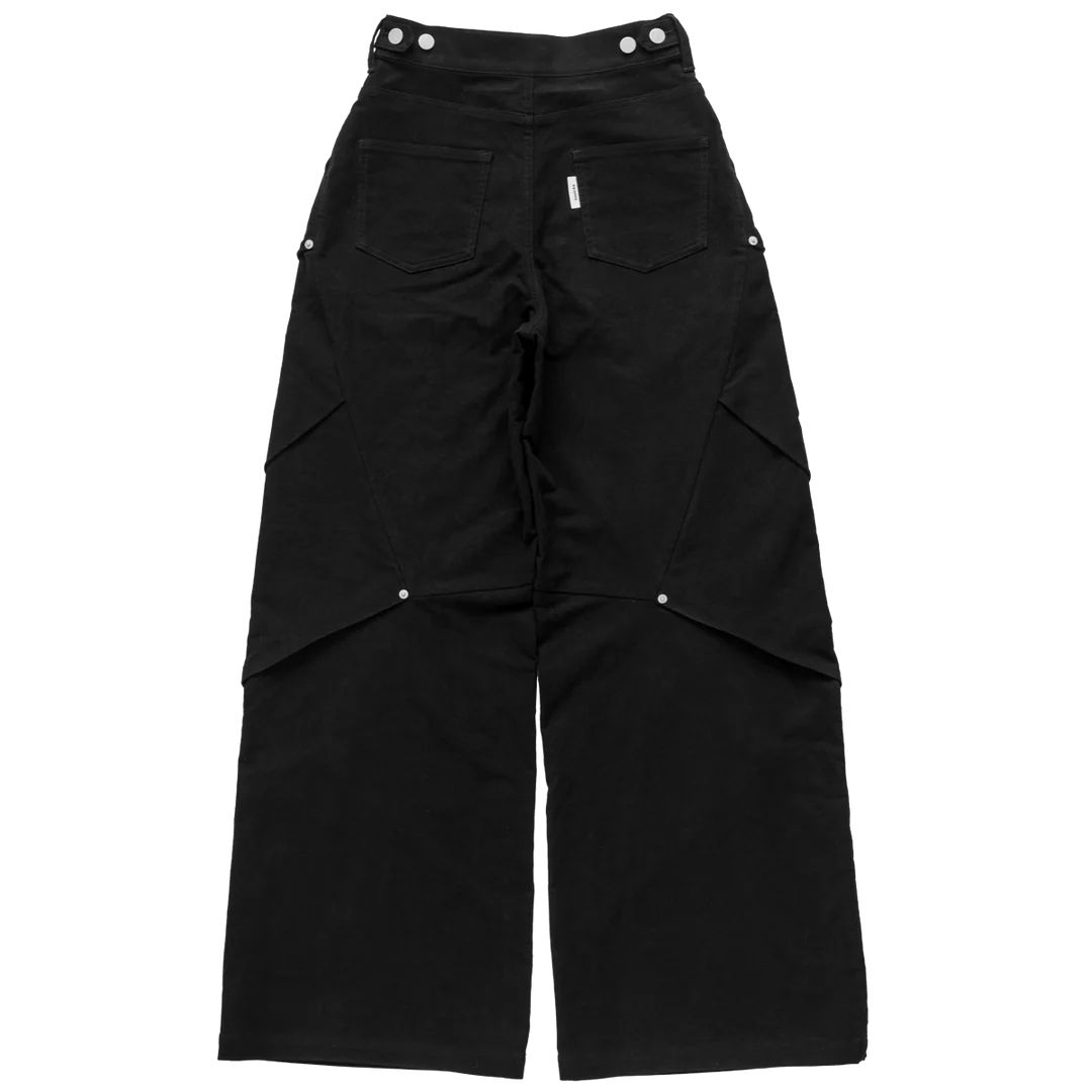 3D Double Knee Trousers / ダブルニー トラウザーズ (ブラック)