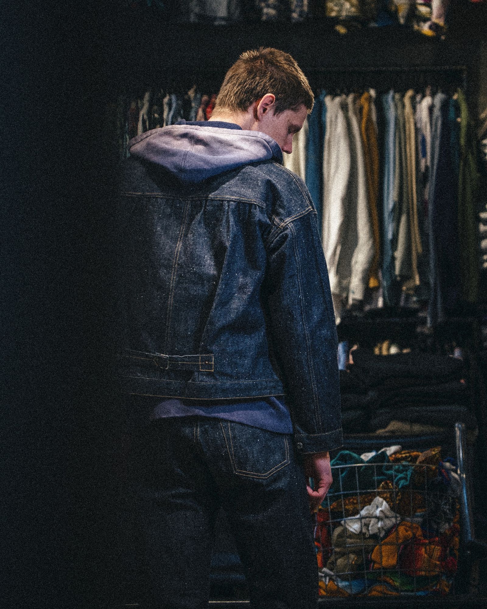 【コラボ】SM-MK1-0000-C23 / SM-MK8-0000-C45 / BBJ_DENIM JACKET / REGID / BLUE / ベルベルジン デニムジャケット (リジッド)(ブルー)