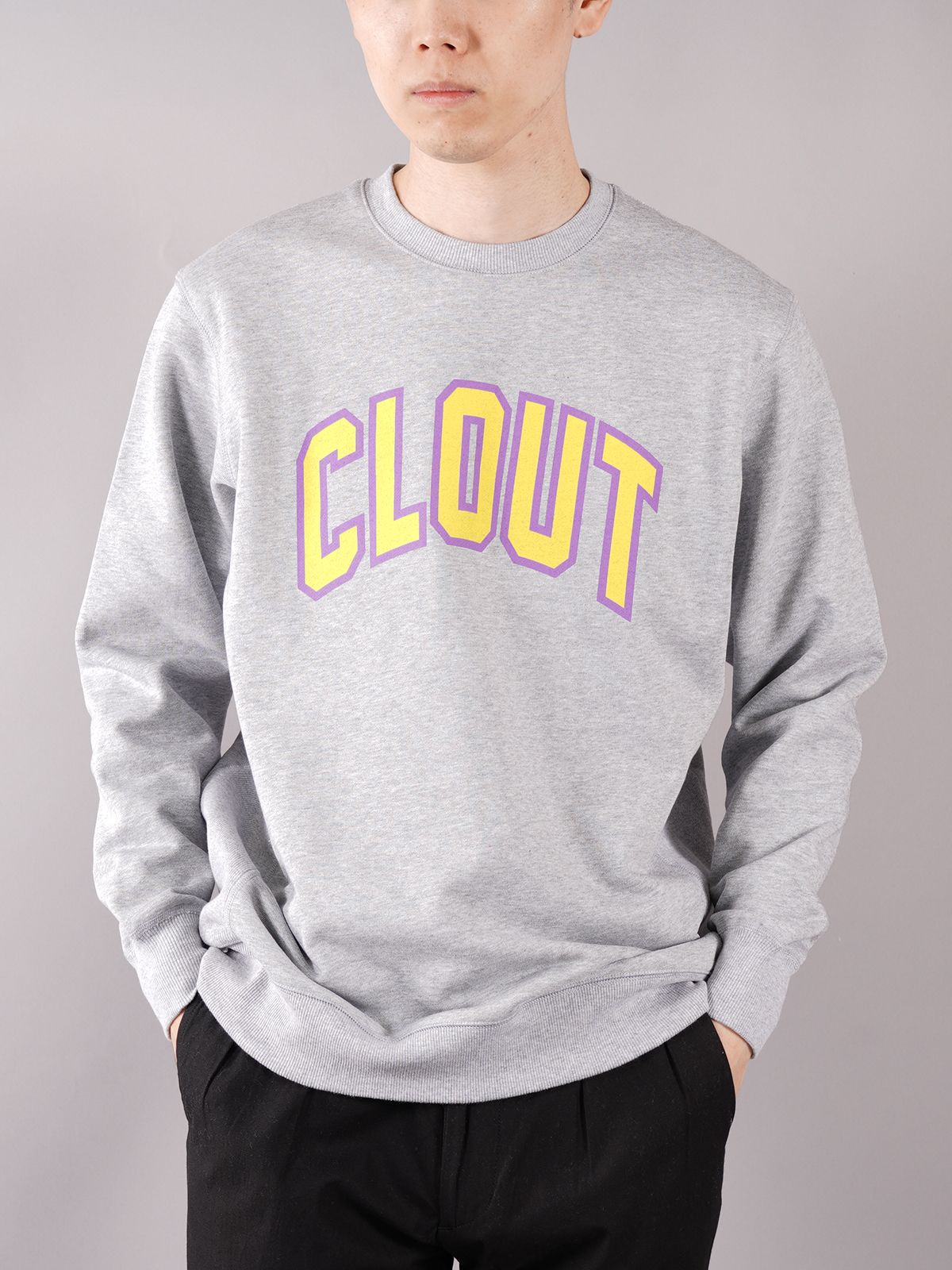 Clot - CLOUT SWEATSHIRT / クラウト スウェットシャツ (グレー