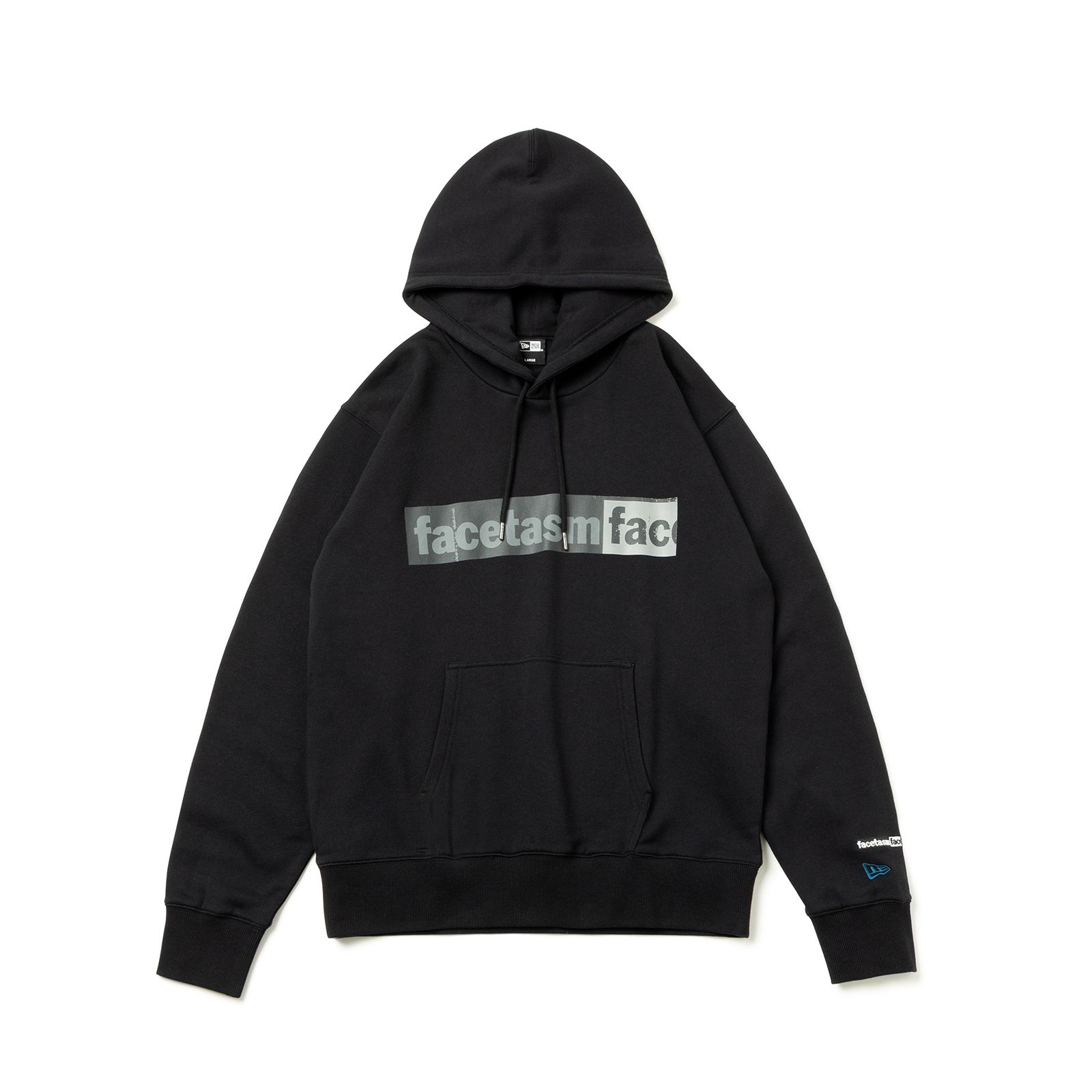 【コラボ】FACETASM×NEW ERA LOGO HOODIE / ロゴフーディー  (ブラック)