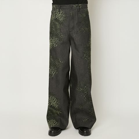 WIDE 5-POCKET PANTS / ワイド ファイブポケットパンツ (レオパード)