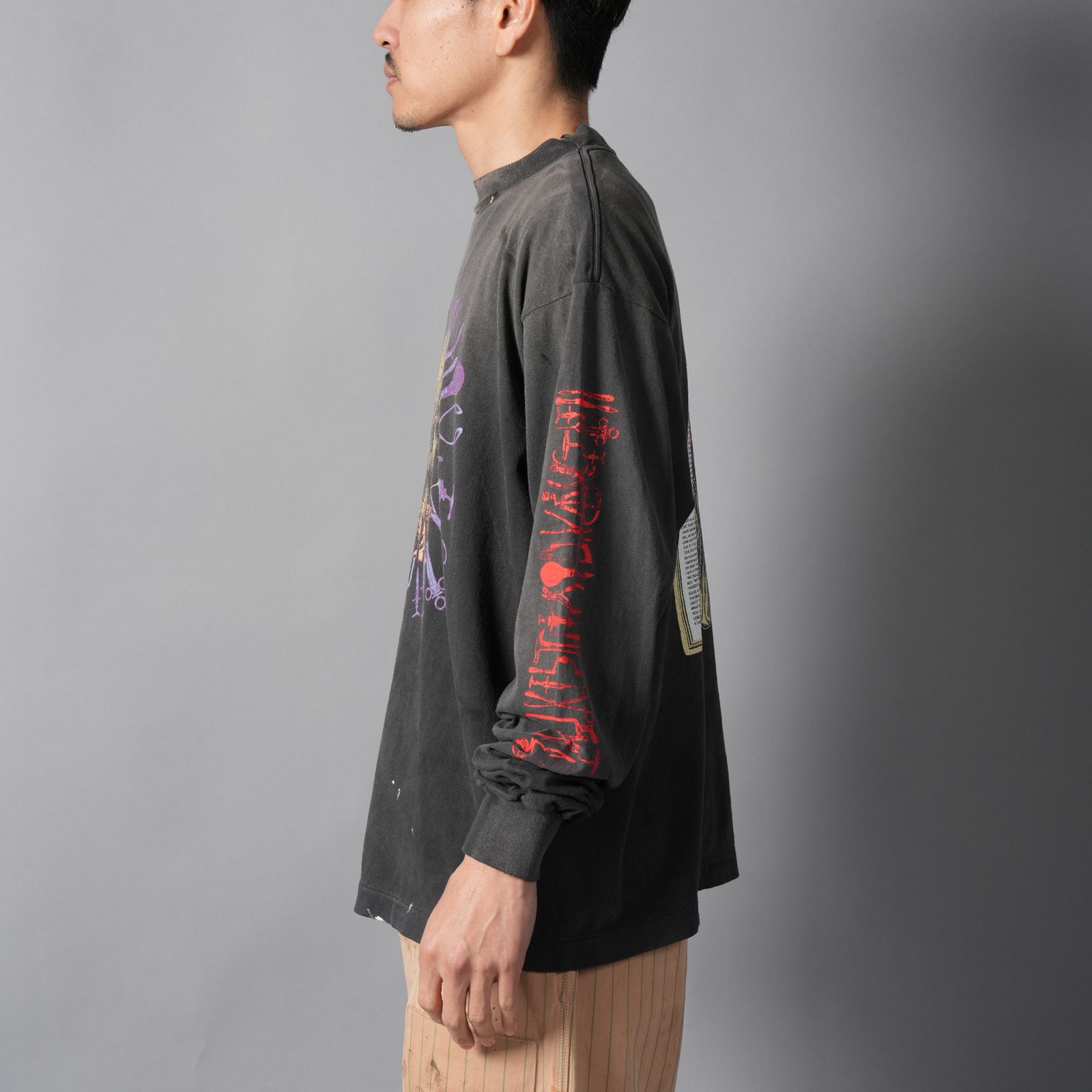 SM-MK8-0000-026 / LS T-SHIRT / HEAD / BLACK ロンT・カットソー (ブラック)