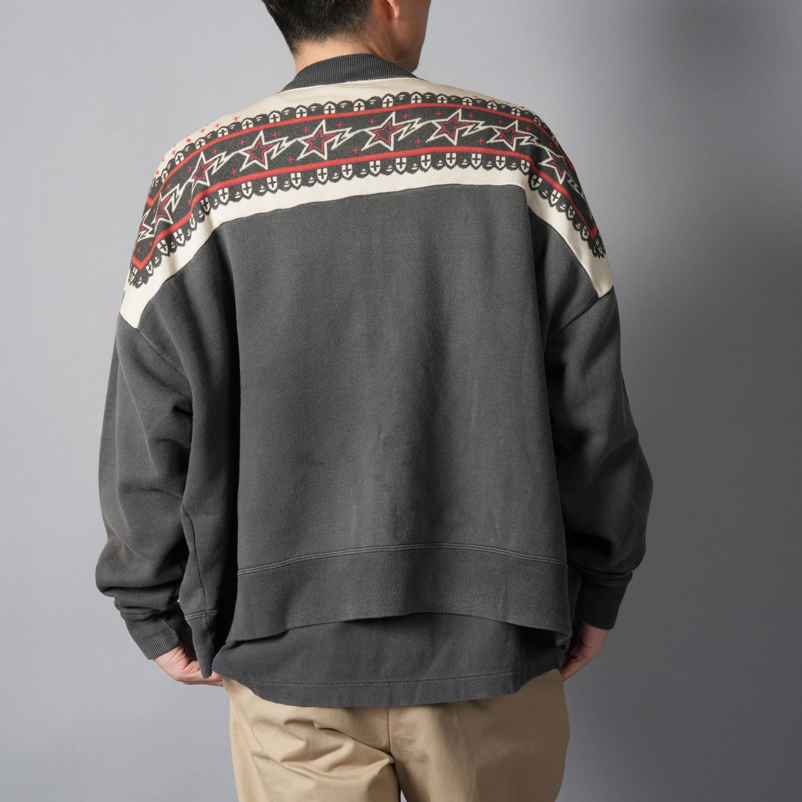 【ラスト1点】【コラボ】SM-MK8-0000-C52 / BAPE_ZIP CARDIGAN / ジップカーディガン (ブラック)