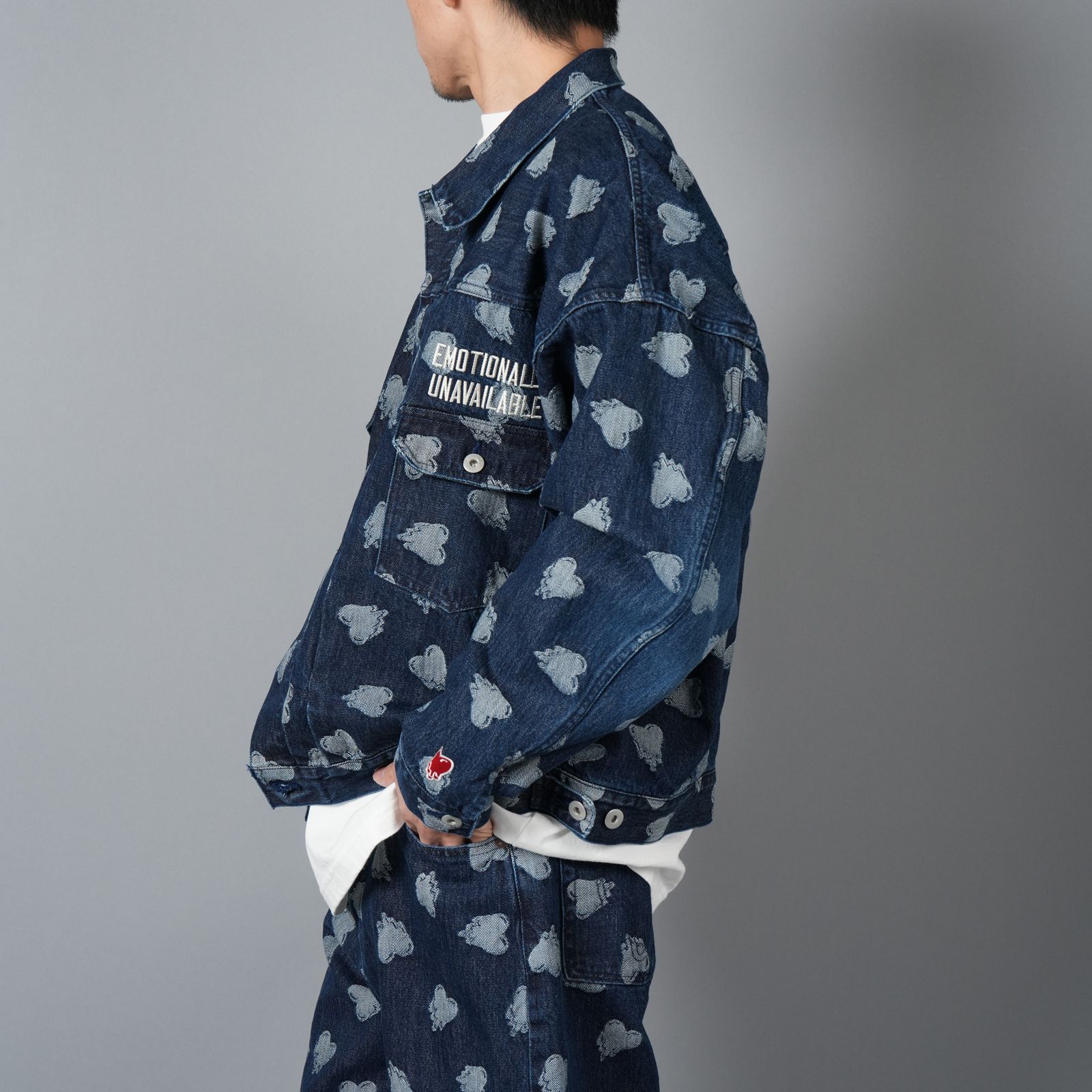 【ラスト1点】EU-HR8-0000-001 / EU DENIM JACKET / BLUE / デニムジャケット (ブルー)