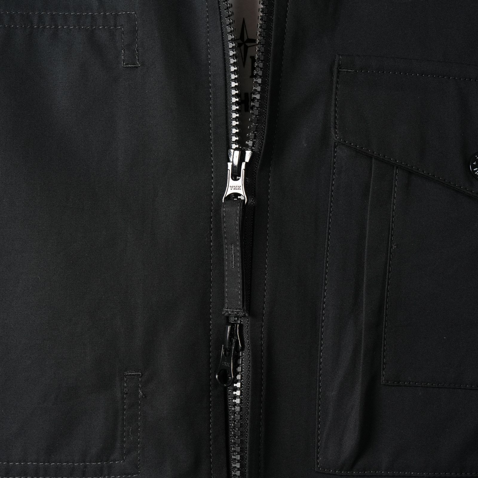 1200011 / ALL-WEATHER COTTON CANVAS_S.I. GHOST / シャツジャケット (ブラック)