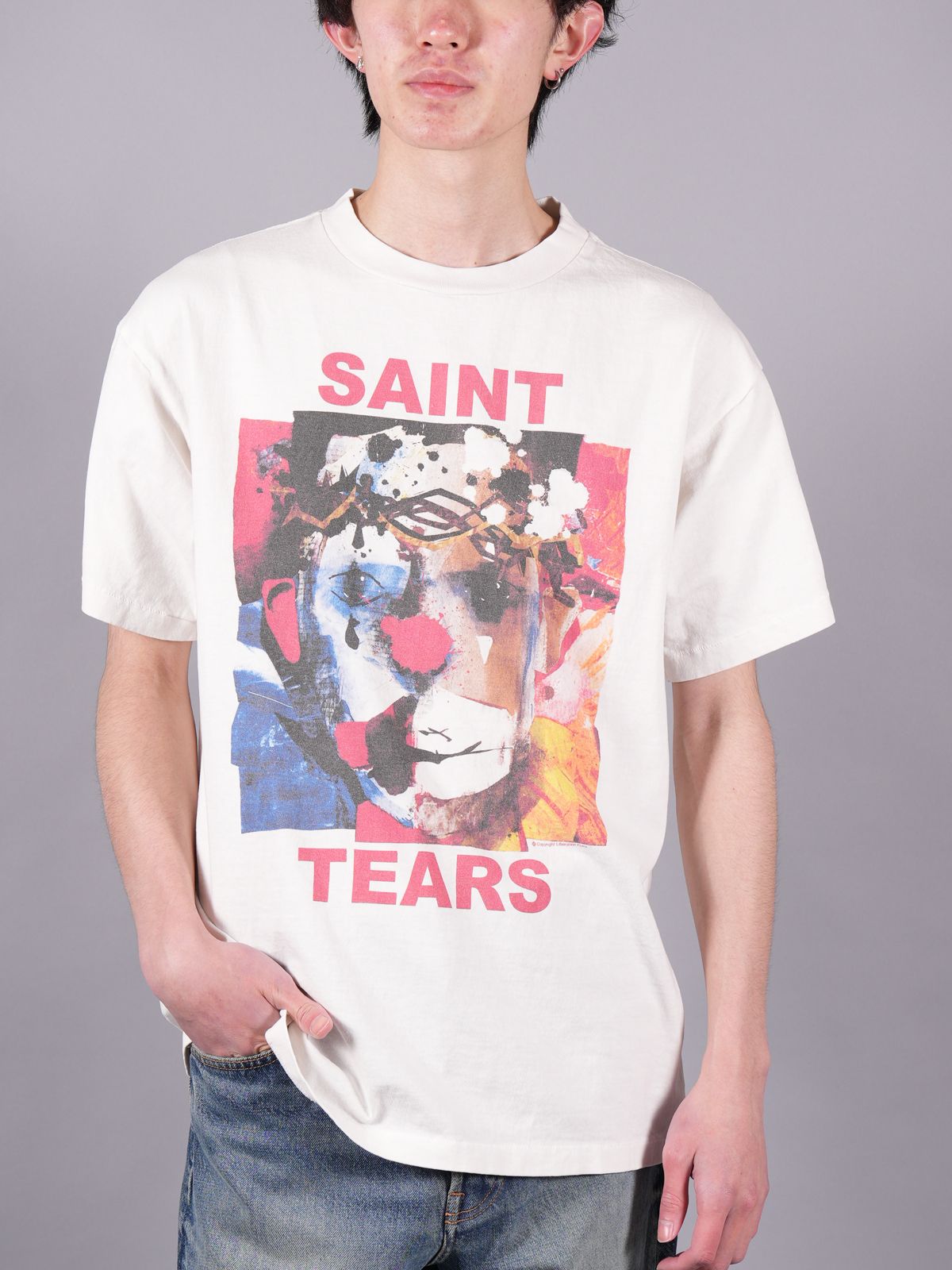 SAINT M×××××× - 【ラスト1点】 SM-S23-0000-092 / DT_SS TEE / CLOWN