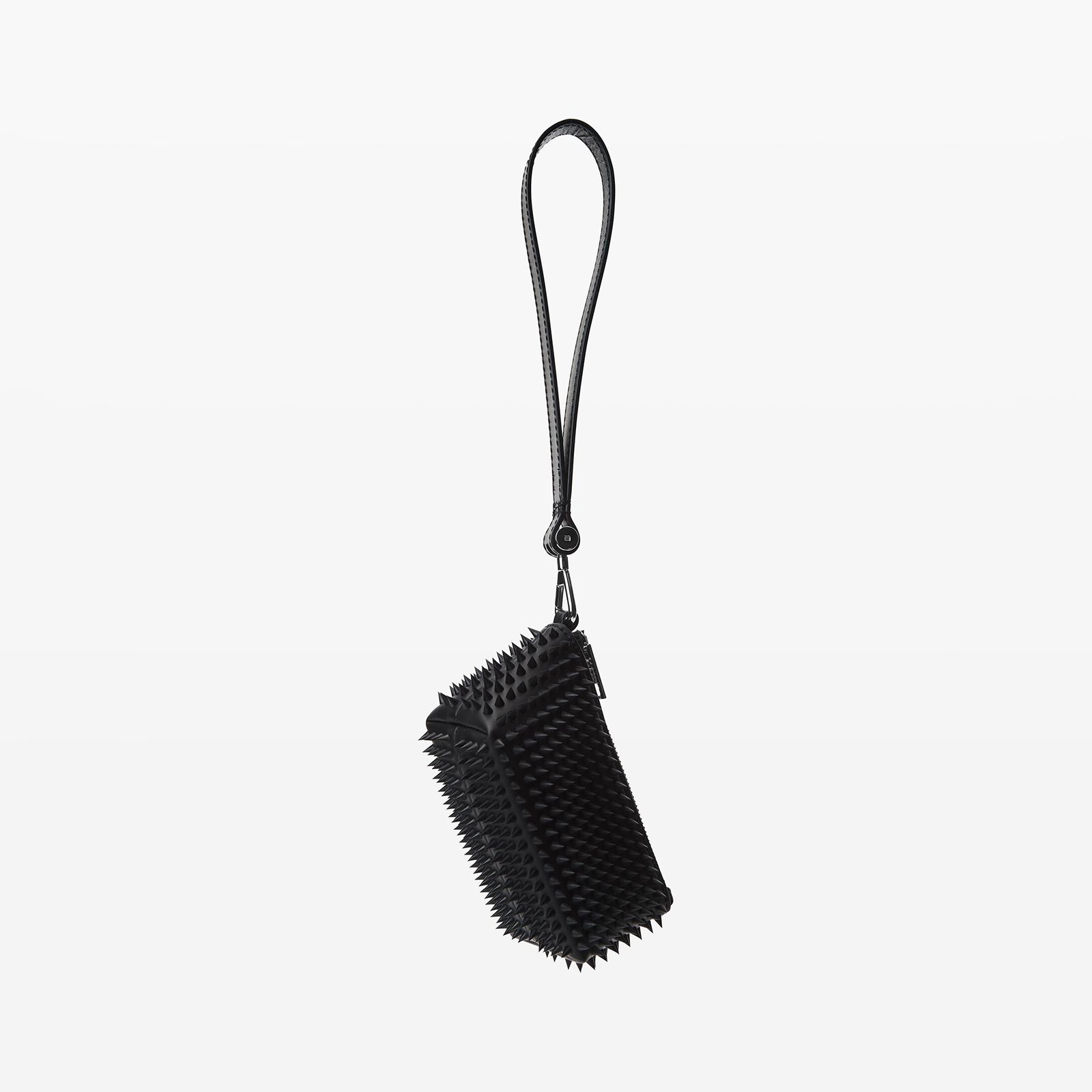【ラスト1点】HEIRESS COIN PURSE KEY CHAIN / ラバーライズド スパイク コインパース   (ブラック)