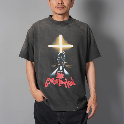 SM-MK1-0000-001 / SS T-SHIRT / LOVE CICULATION / BLACK / Tシャツ (ブラック)