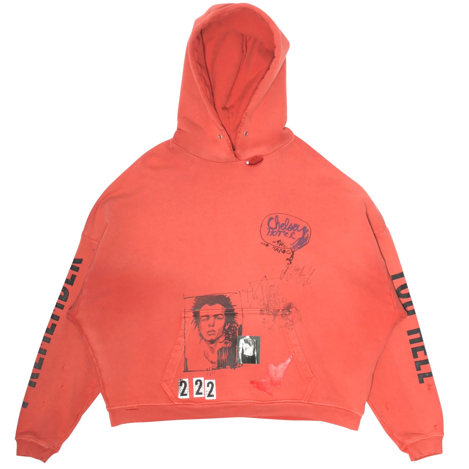 CHELSEA HOTEL HOODED SWEATSHIRT   / フーディー・パーカー (レッド)
