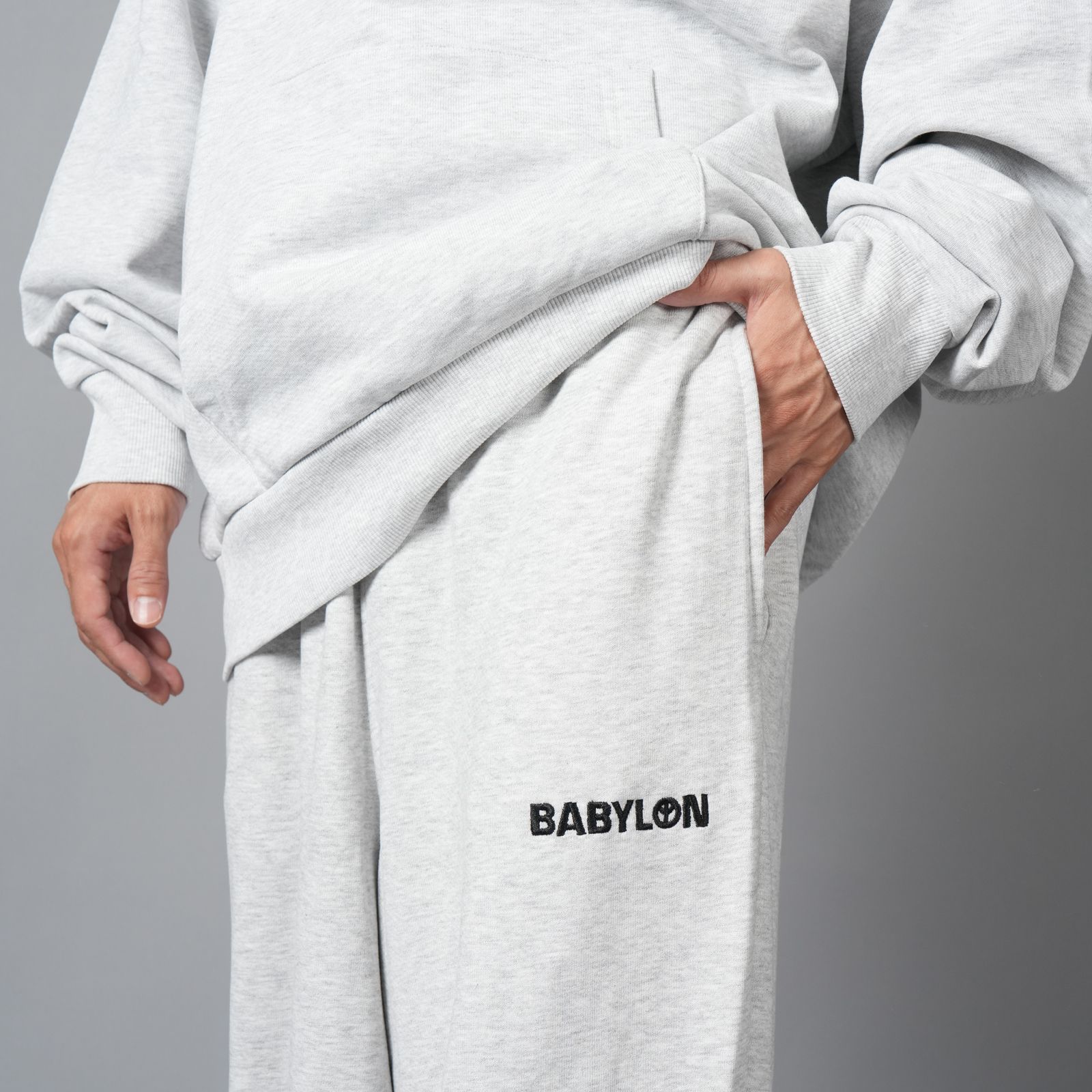 SWEATPANT / スウェットパンツ  (ライトアッシュヘザー)
