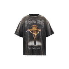SM-MK8-0000-002 / SS T-SHIRT / JESUS / BLACK / Tシャツ (ブラック)
