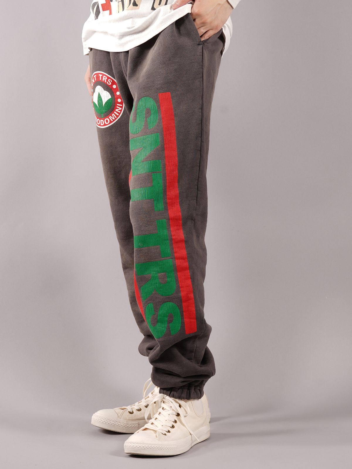 ラスト1点 / SM-A21-0000-052/STT_SWT PANTS_SNTTRS/BLK / スウェットパンツ セントティアーズ  (ブラック)