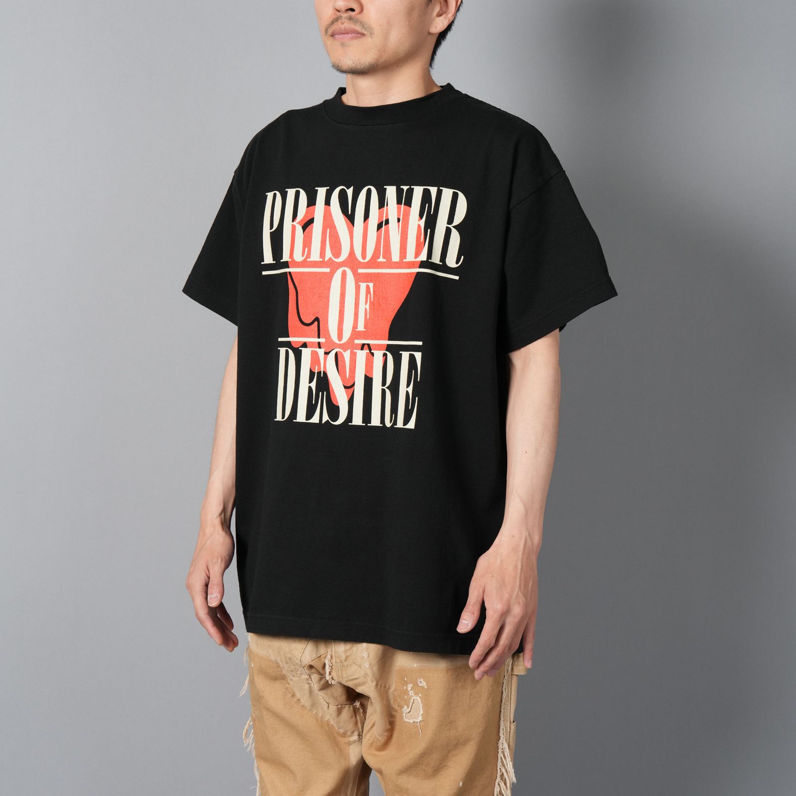 EU-HR8-0000-059 / EU PRISONER SS TEE / BLACK / Tシャツ (ブラック)