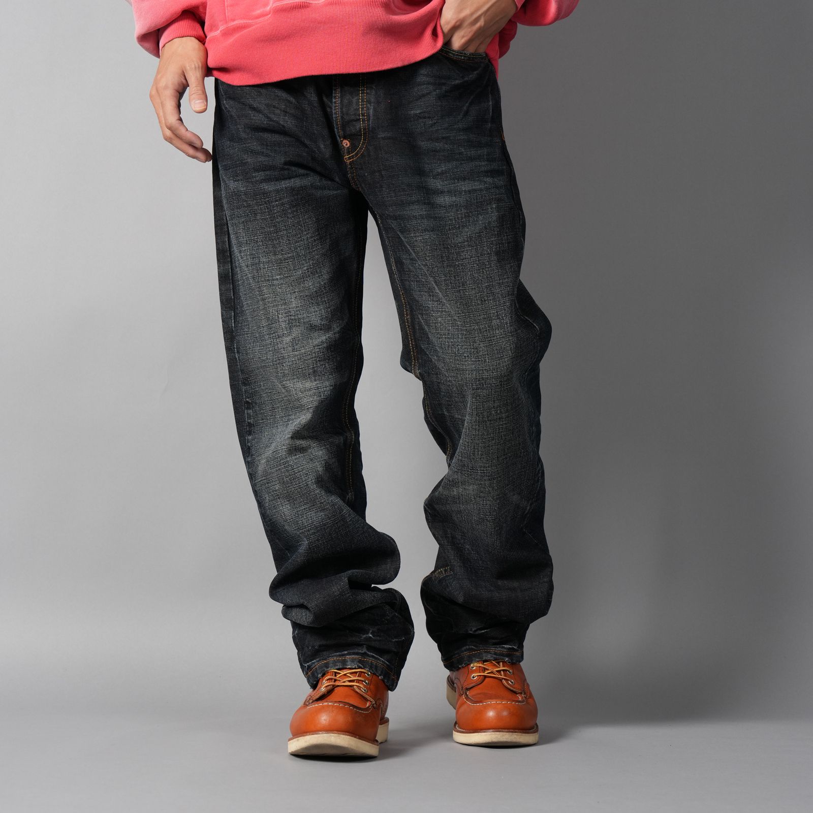 Kamon Daicock Puff Print Jeans #2020 / デニムパンツ (インディゴ)