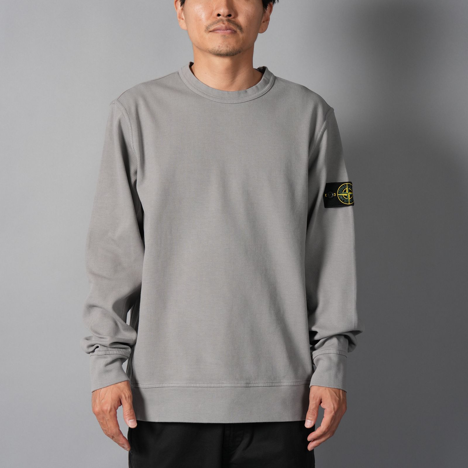 6100017 / ORGANIC COTTON INTERLOCK  / クルーネックスウェット (グレー)