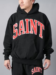 【残りわずか】 SM-A23-0000-030 / HOODIE / ARCH SAINT / プルオーバフーディー  (ブラック)
