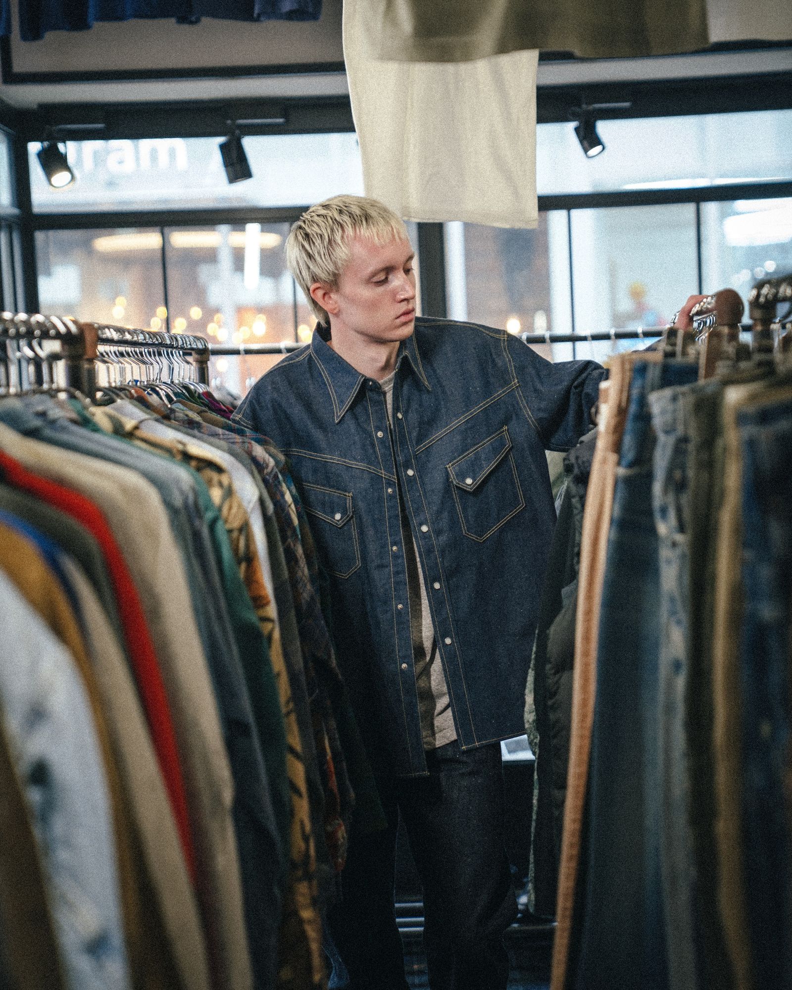 【コラボ】SM-MK8-0000-C43 / BBJ_DENIM SHIRT/ REGID / BLUE / デニムシャツ (ブルー)