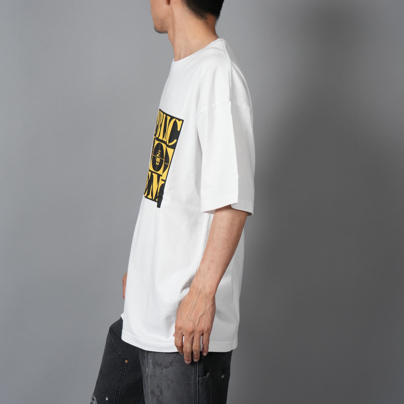 UM25AW-19 / PUBLIC ENEMY / パブリックエネミー / Tシャツ (ホワイト)