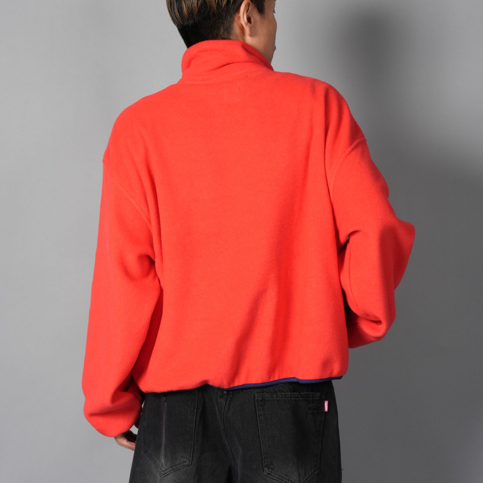 FLOWING FLEECE SWEAT / フローイング フリース スウェット  (レッド)