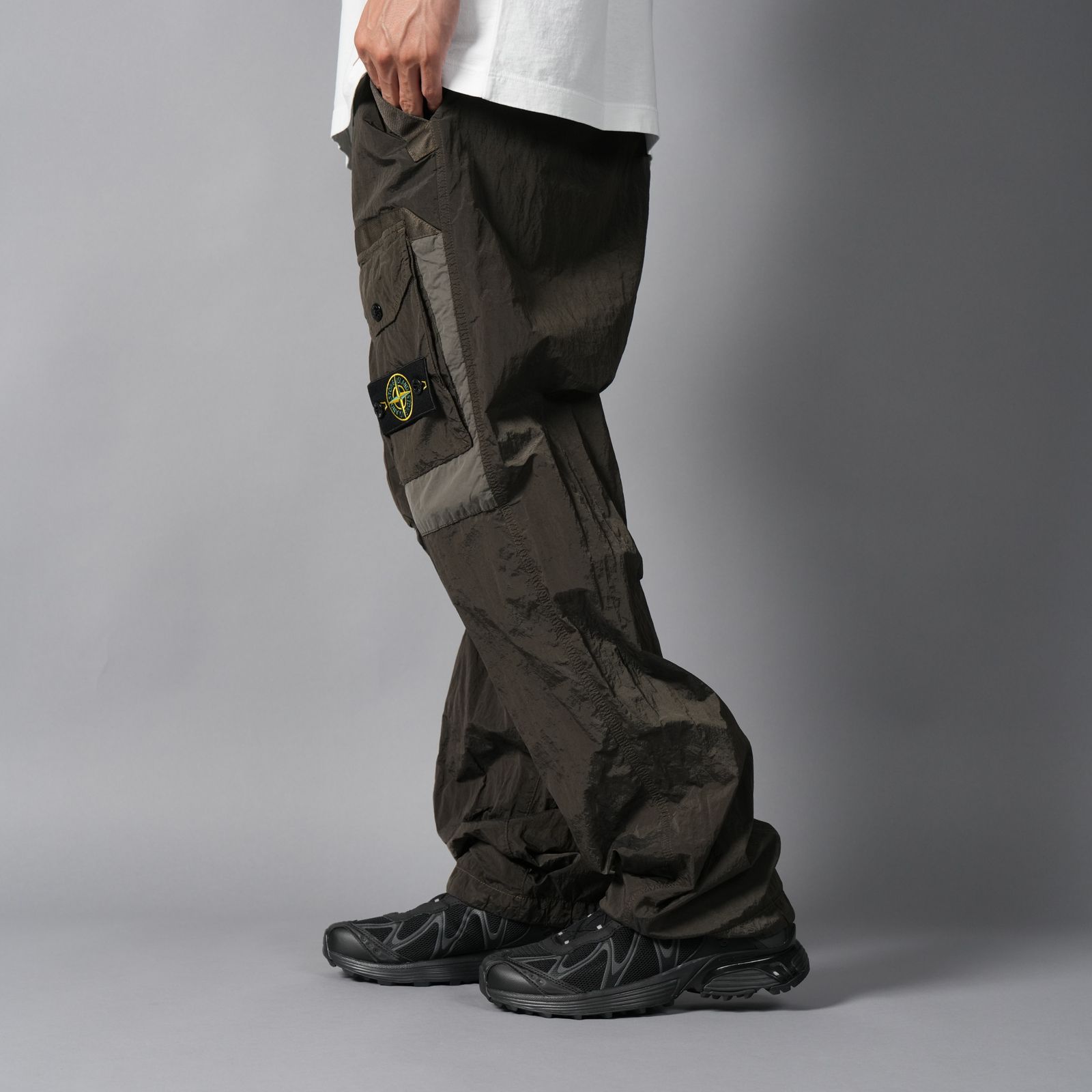 3100010 / CARGO PANTS 【NYLON METAL】【LOOSE FIT】 (コールグレー)