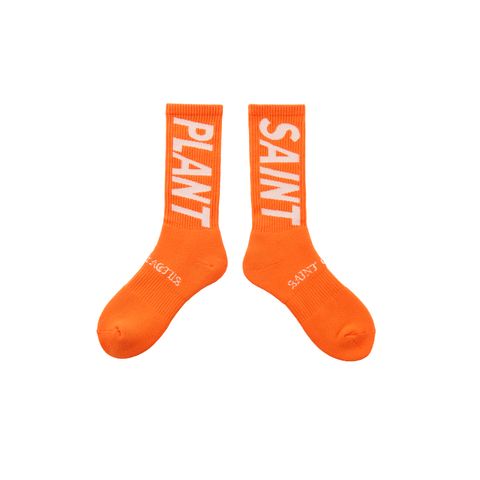 【ラスト1点】【コラボ】SM-YS1-0000-C15 / CP_SOCKS / SNT PLANT / ORANGE / ソックス  (オレンジ)