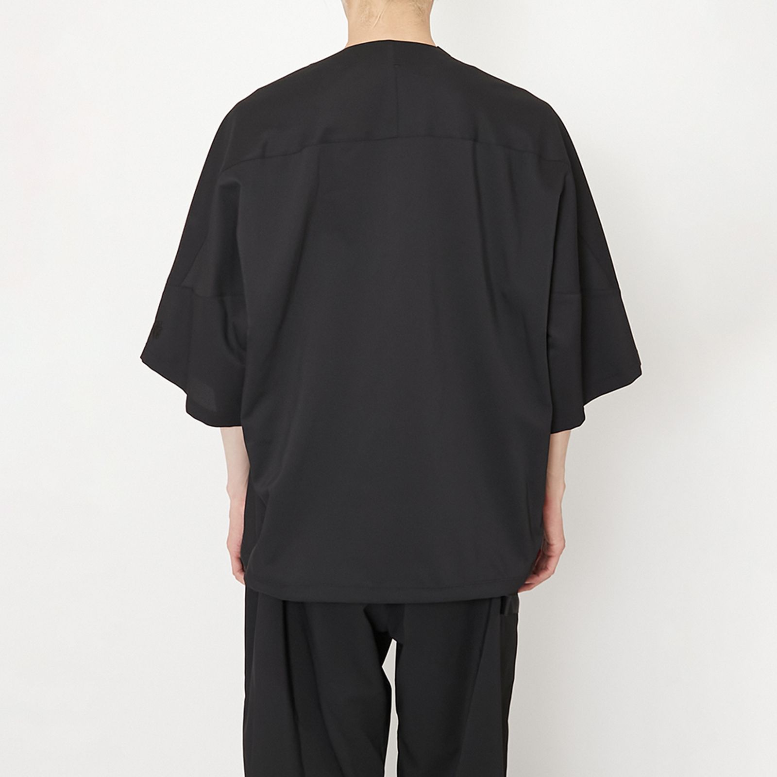 【GHOST】WOVEN WATER-REPELLENT NINJA T-SHIRTS / ニンジャTシャツ(ブラック)