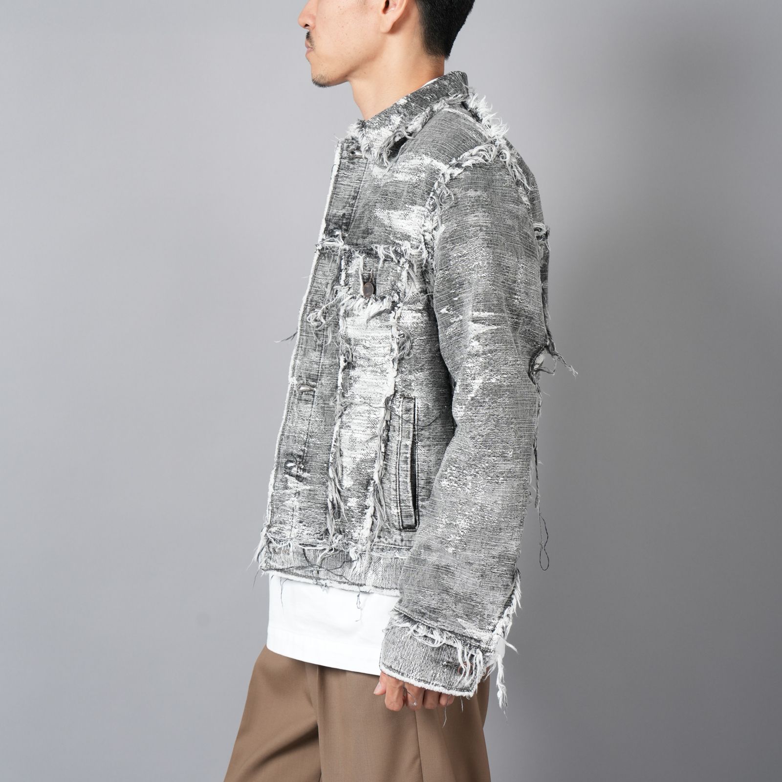 3RD TYPE denim JACKET / サードタイプ デニムジャケット (ブラックケミカル)