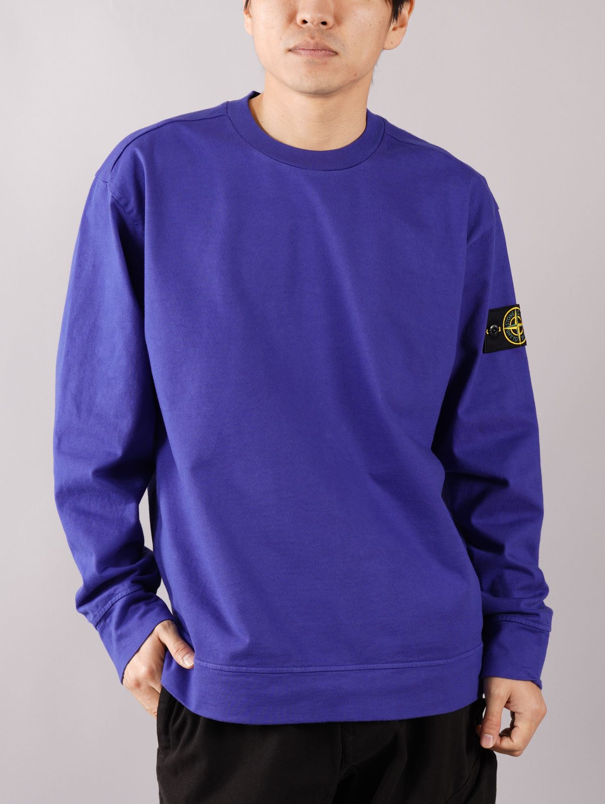 STONE ISLAND - 【ラスト1点】HEAVY COTTON JERSEY GARMENT DYED