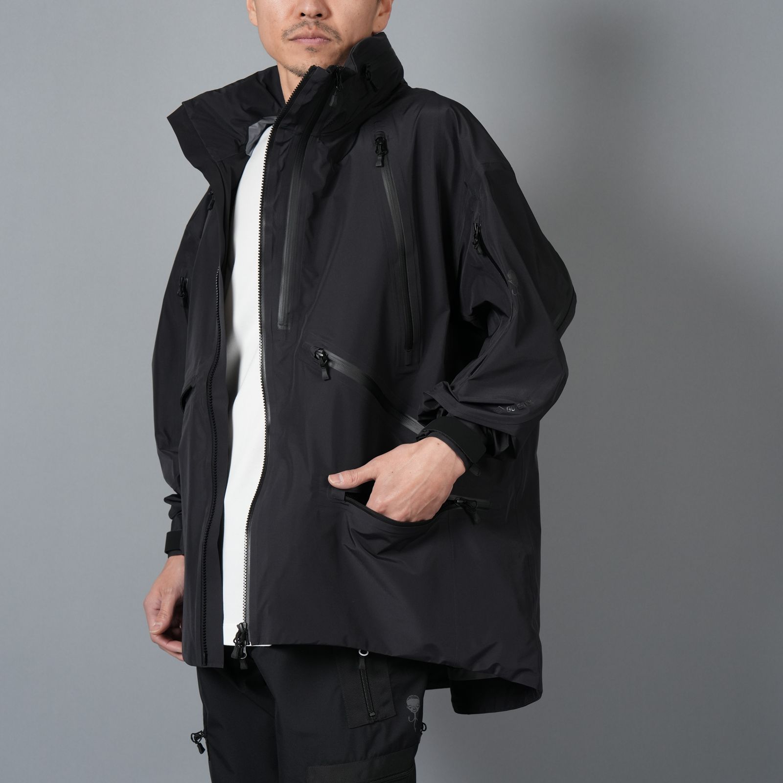 【ラスト1点】【限定】GORE-TEX PRODUCTS / 40DY / CK 3L  SHELL / ゴアテックス  スリーレイヤー / ナイロンジャケット[防水・防風] (ブラック)