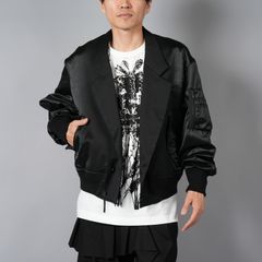 【ラスト1点】TAILORED MA-1 JACKET / テーラード エムエーワンジャケット (ブラック)