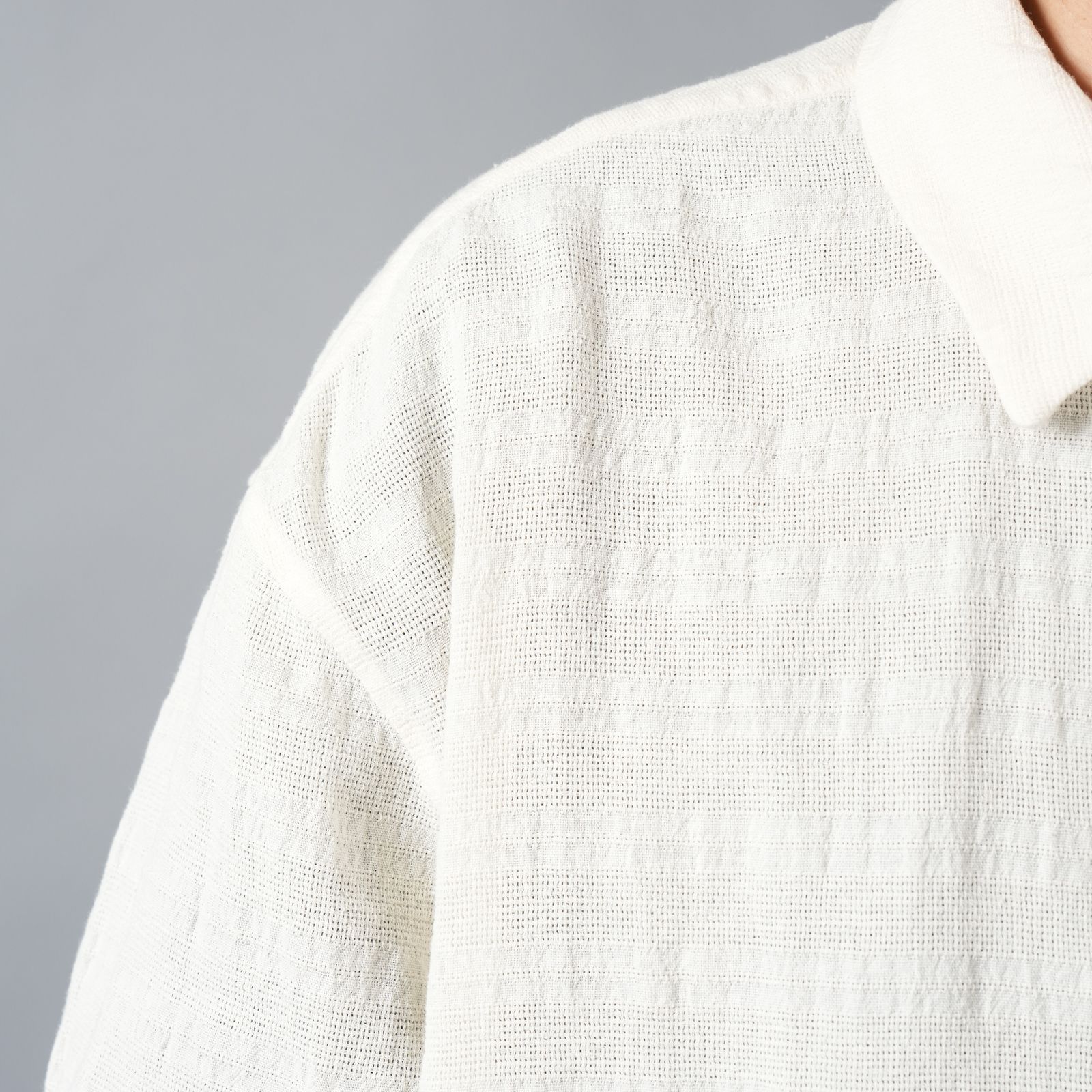 MAXI SHIRT / ロングスリーブシャツ (エクリュ)