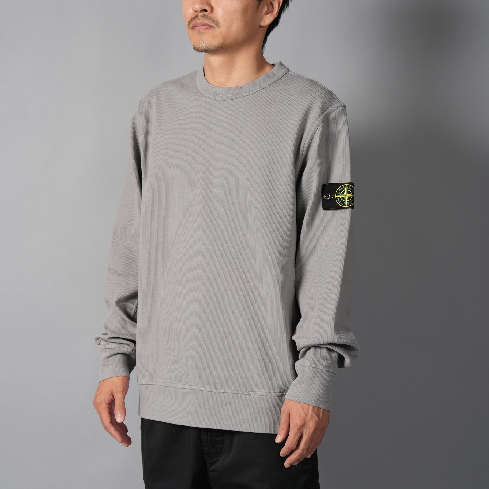 6100017 / ORGANIC COTTON INTERLOCK  / クルーネックスウェット (グレー)