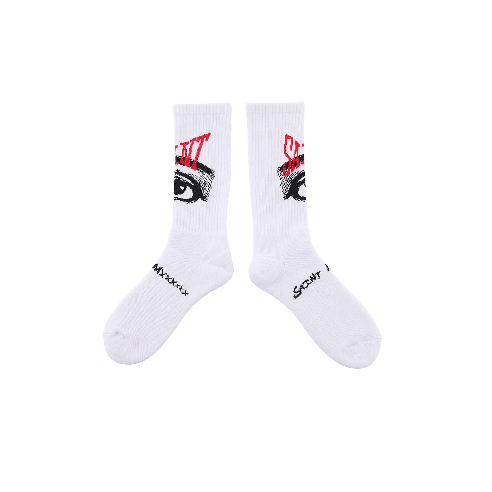 SAINT M×××××× - SM-HR1-0000-103 / SOCKS / EYE / WHITE