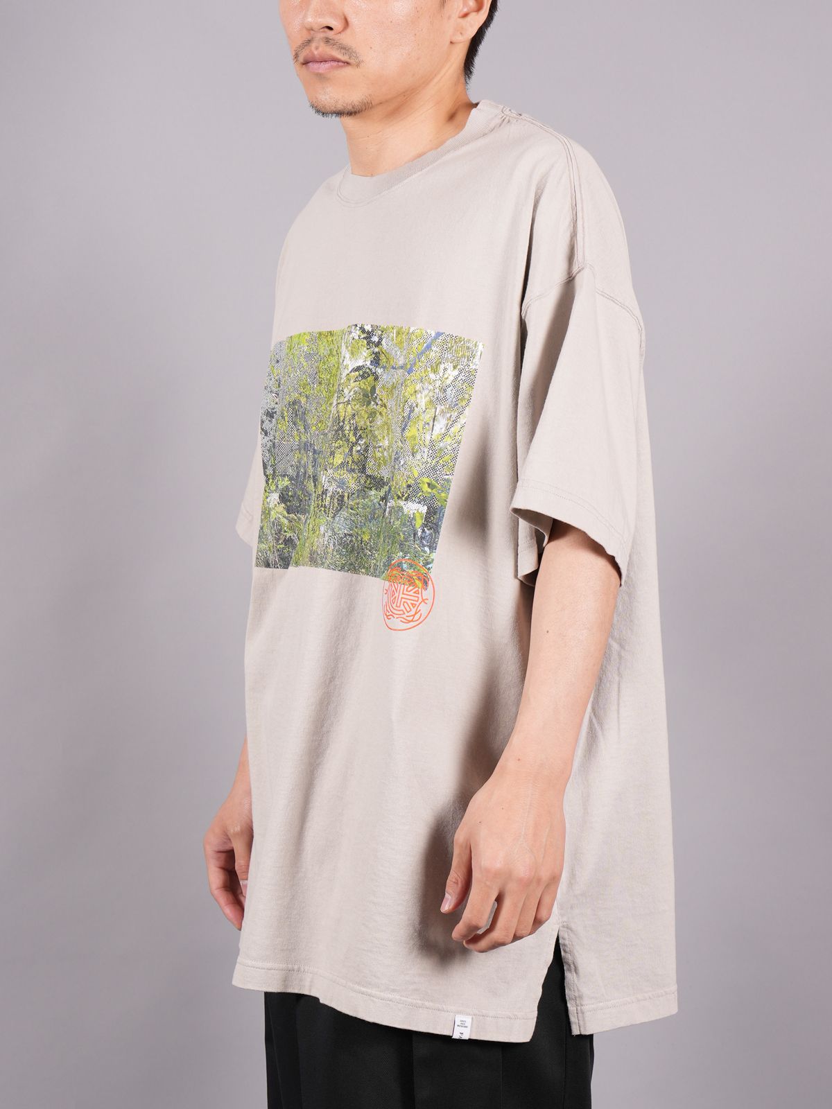 【ラスト1点】 FOREST BIG TEE / フォレスト ビッグ Tシャツ  (サンドベージュ)