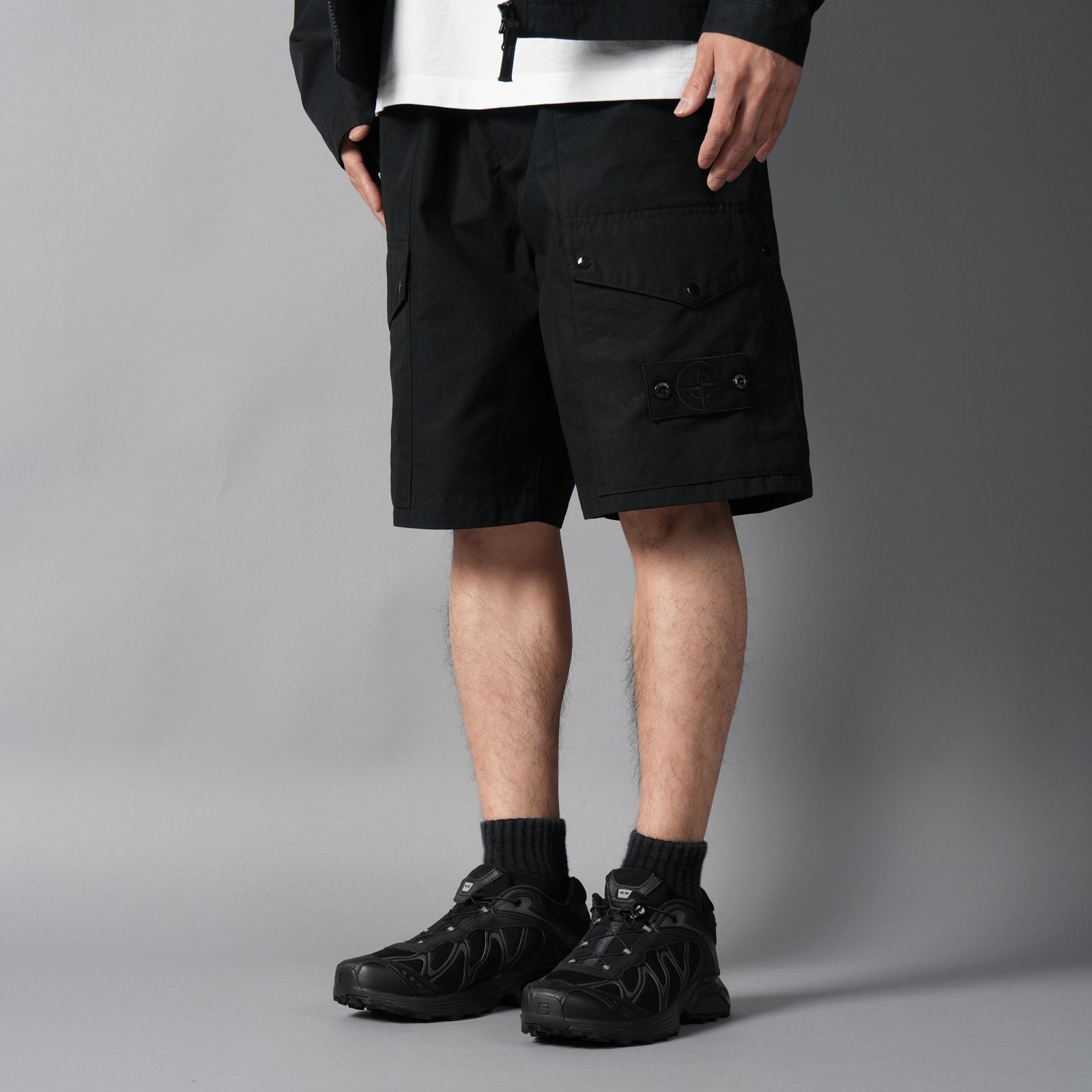 L100004 / ALL-WEATHER COTTON CANVAS_S.I. GHOST / カーゴパンツ (ブラック)