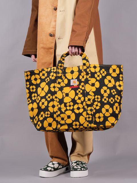 MARNI X CARHARTT WIP - YELLOW SHOPPER / トートバック   (サンフラワー)