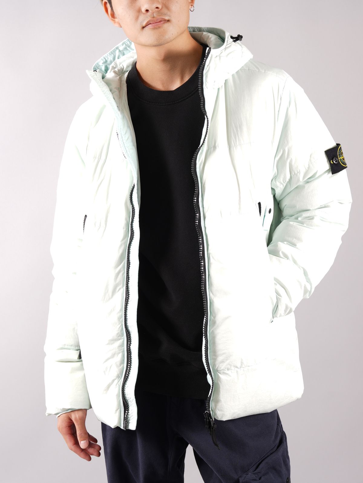 STONE ISLAND - 【ラスト1点】GARMENT DYED CRINKLE REPS NY DOWN-TC