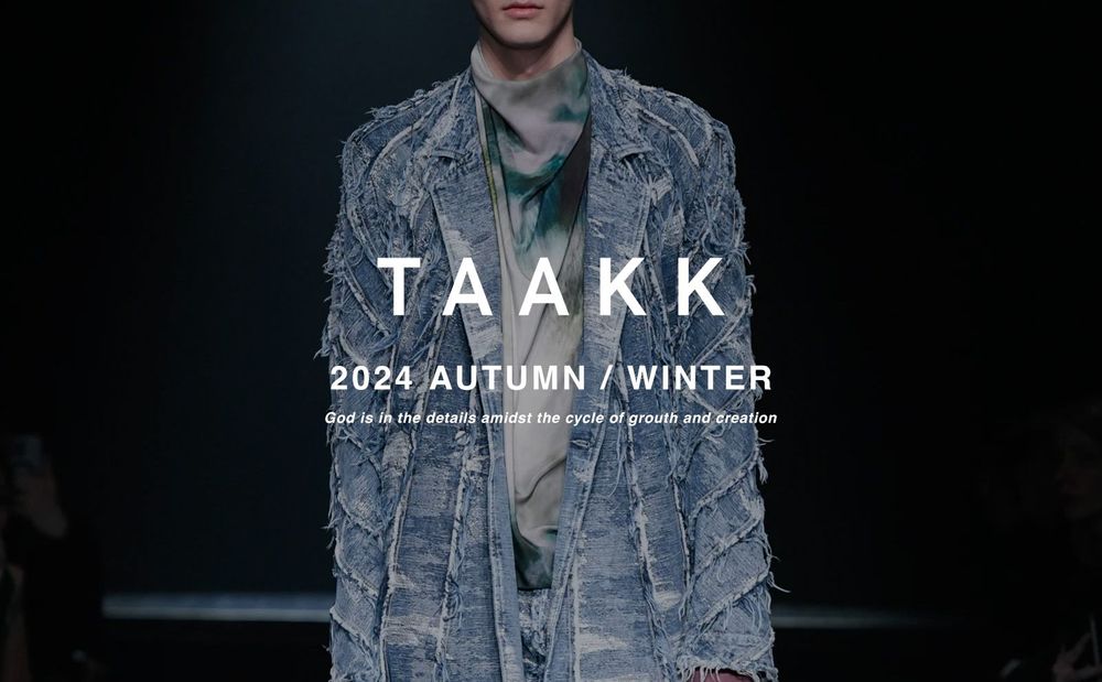 TAAKKの新たな挑戦：ケミカルウォッシュデニムと48枚生地の芸術