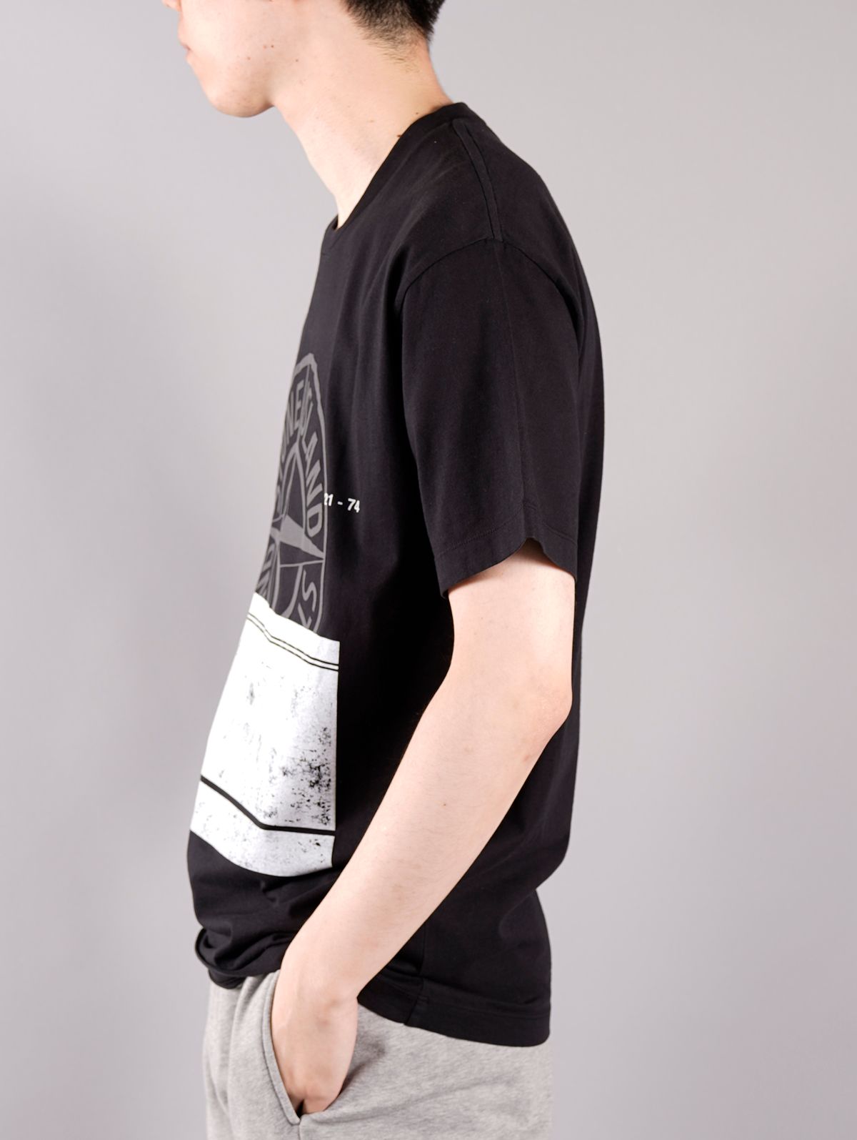 ラスト1点 / 2NS65 'BLOCK ONE' / ブロック ワン Tシャツ (ブラック)