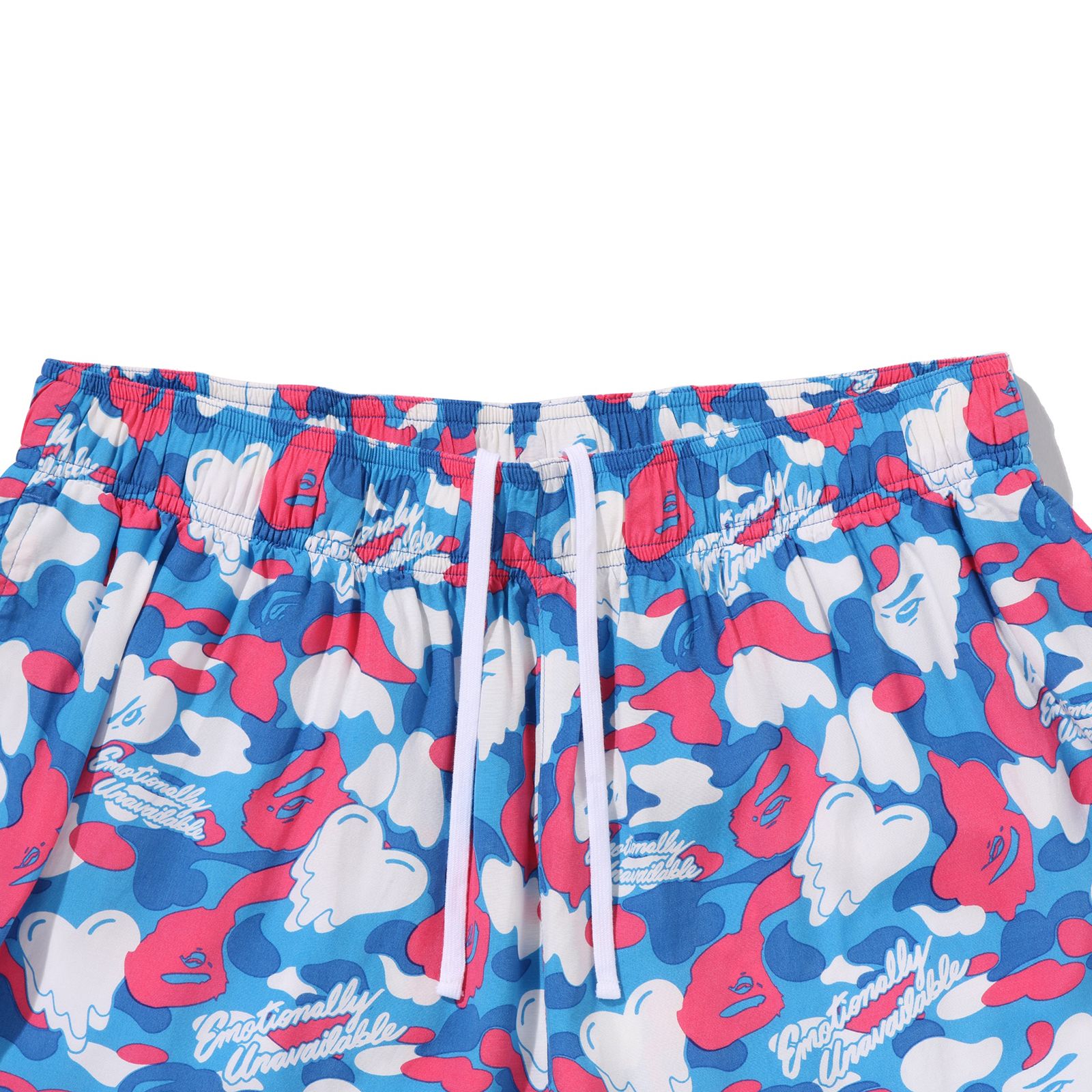 【コラボ】EU-MK8-0000-C06 / EU APE ALOHA SHORTS / BLUE / ショーツ (ブルー)