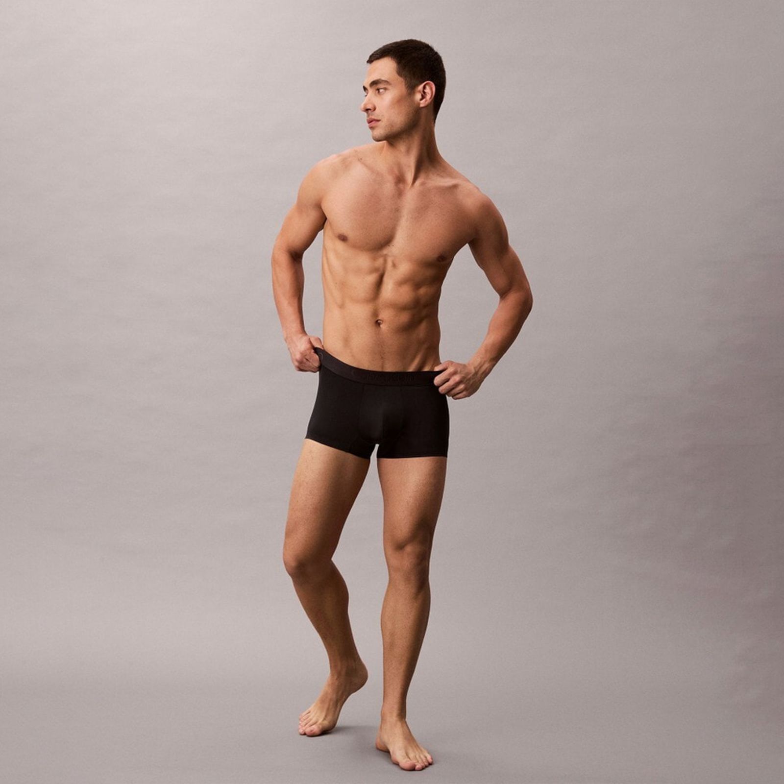 【残りわずか】LOW RISE TRUNKS / ボクサーパンツ / Ck Black Micro / ローライズトランクス (ブラック)