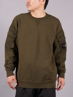 【ラスト1点】 60577 / CREW NECK SWEAT / クルーネックスウェット (オリーブグリーン)